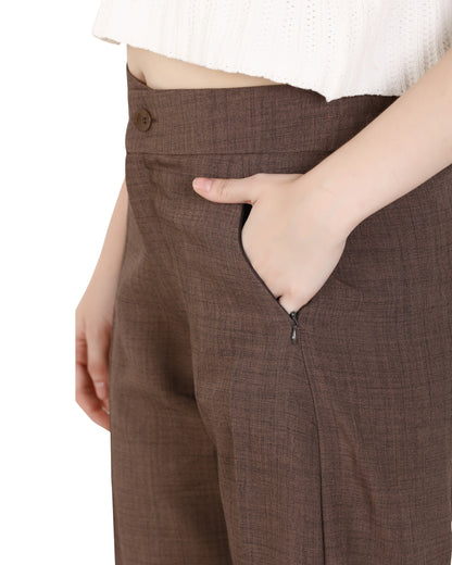 Momsee Smart Fit Pants - Brown