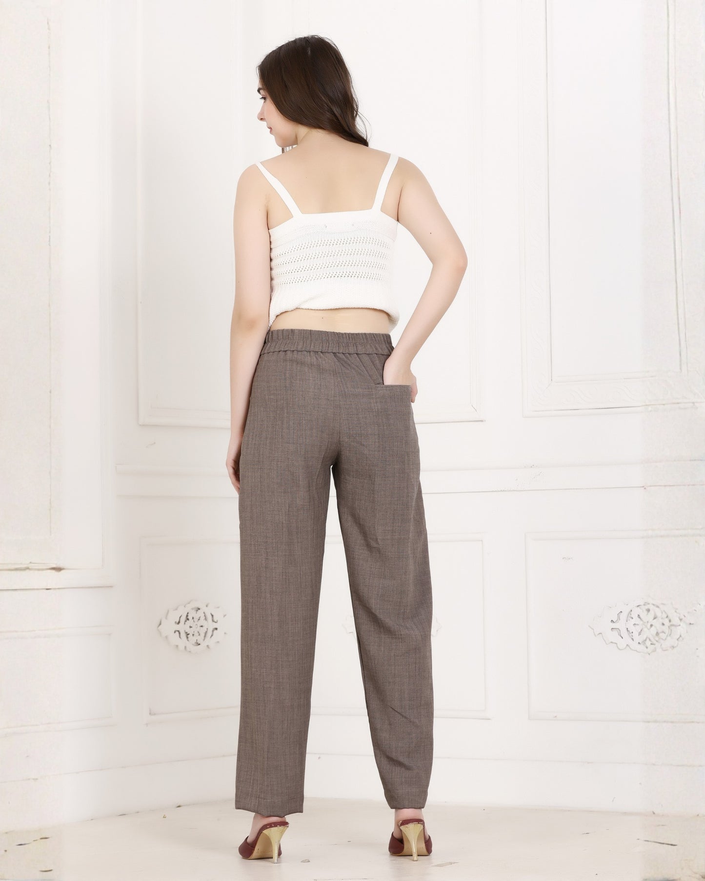 Momsee Smart Fit Pants - Dark Fone