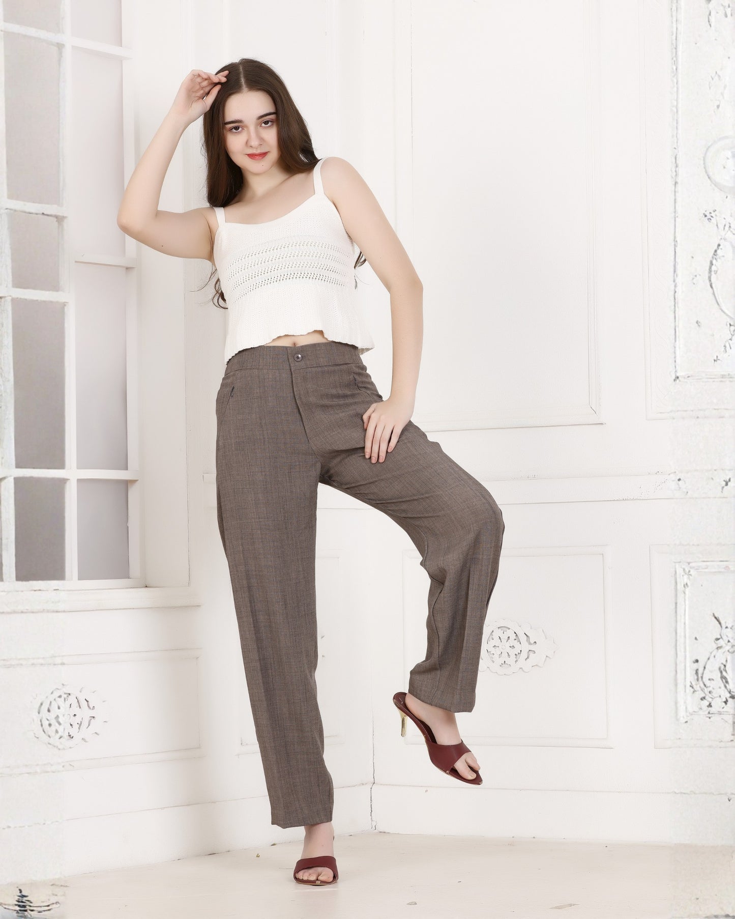 Momsee Smart Fit Pants - Dark Fone