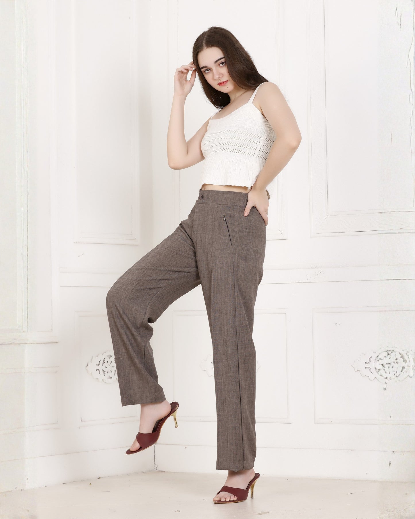 Momsee Smart Fit Pants - Dark Fone