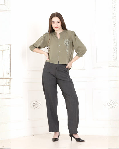 Momsee Smart Fit Pants - Dark Grey