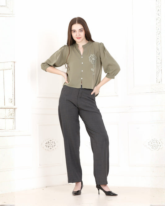 Momsee Smart Fit Pants - Dark Grey