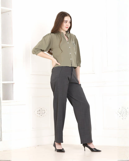 Momsee Smart Fit Pants - Dark Grey