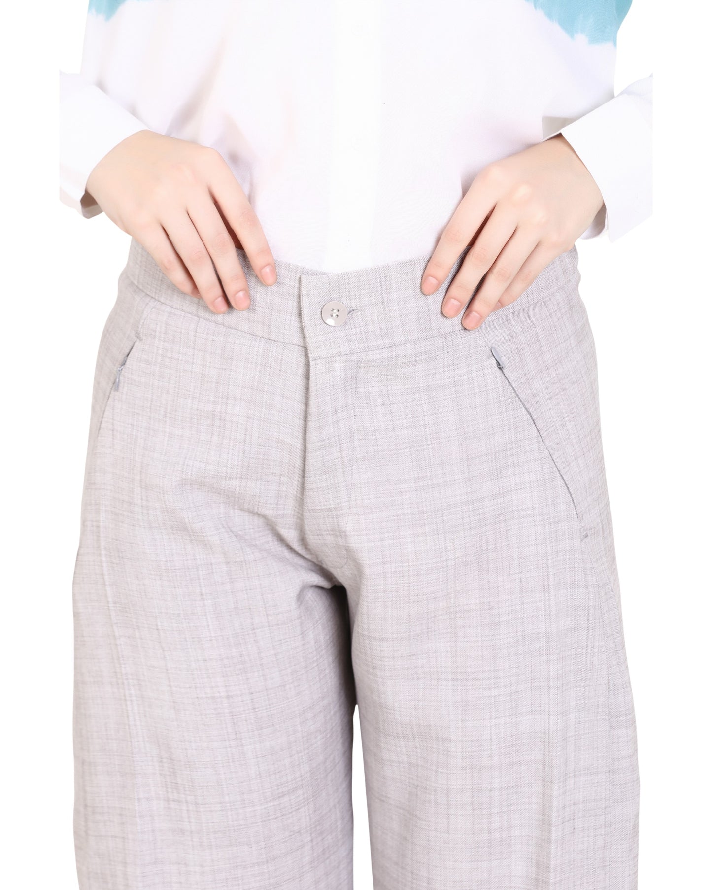 Momsee Smart Fit Pants - LT Grey