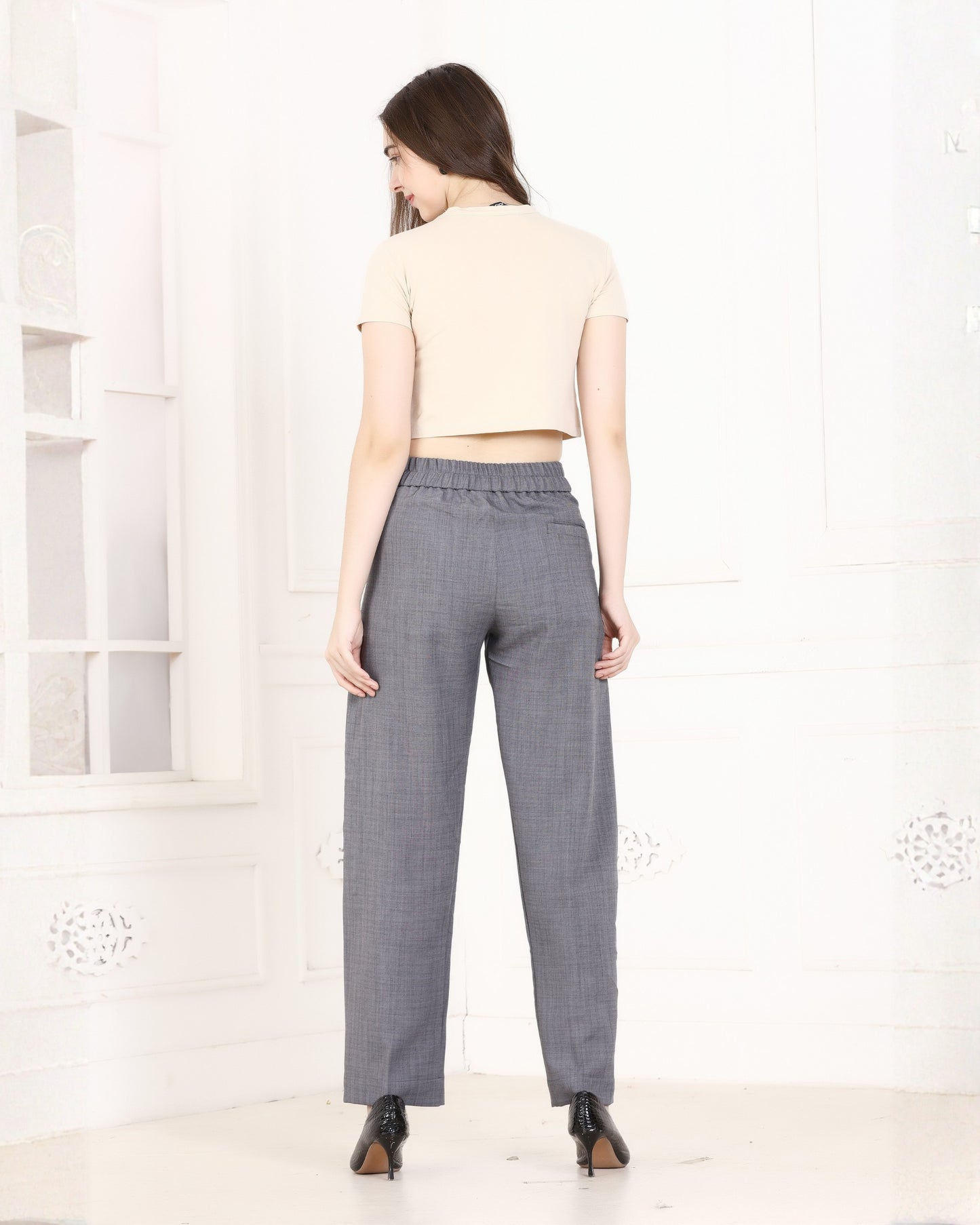 Momsee Smart Fit Pants - Steel Grey