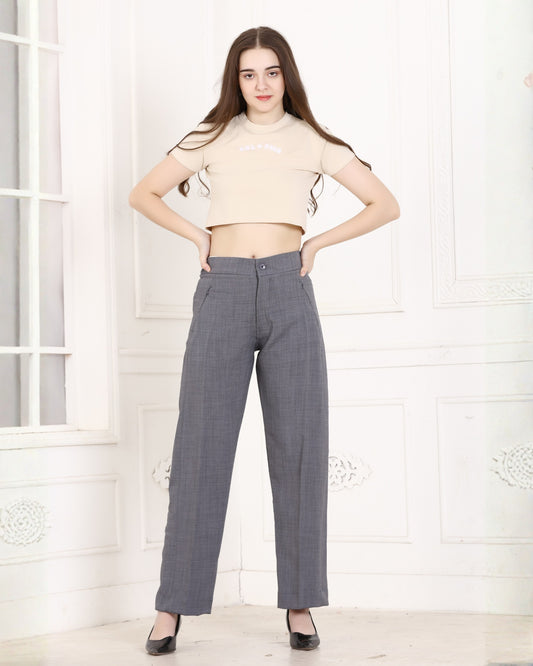 Momsee Smart Fit Pants - Steel Grey