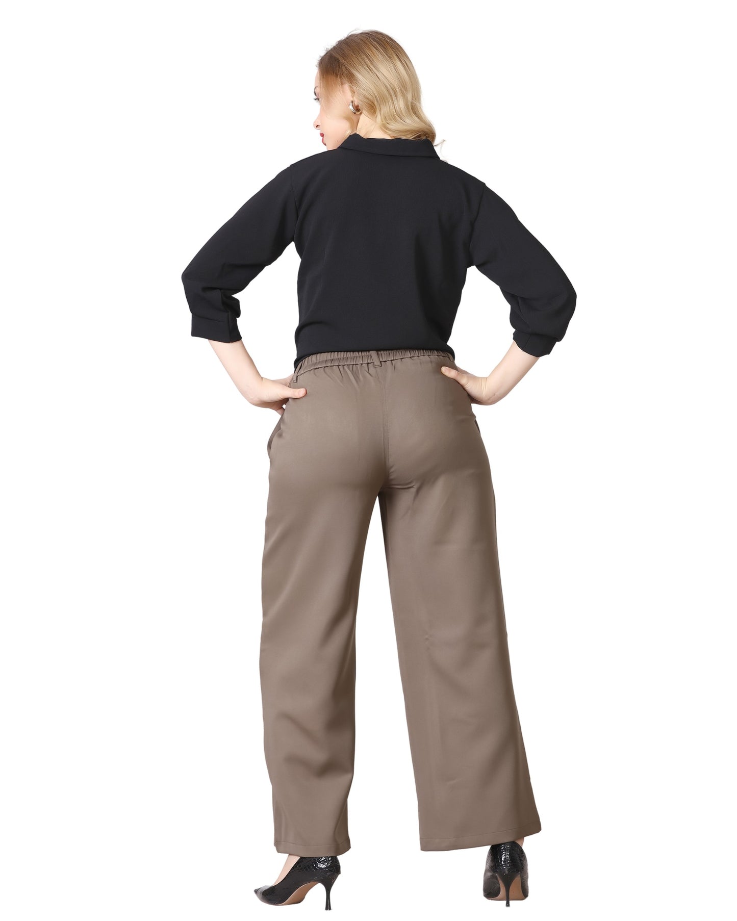 Momsee Straight Fit Pants - Mouse
