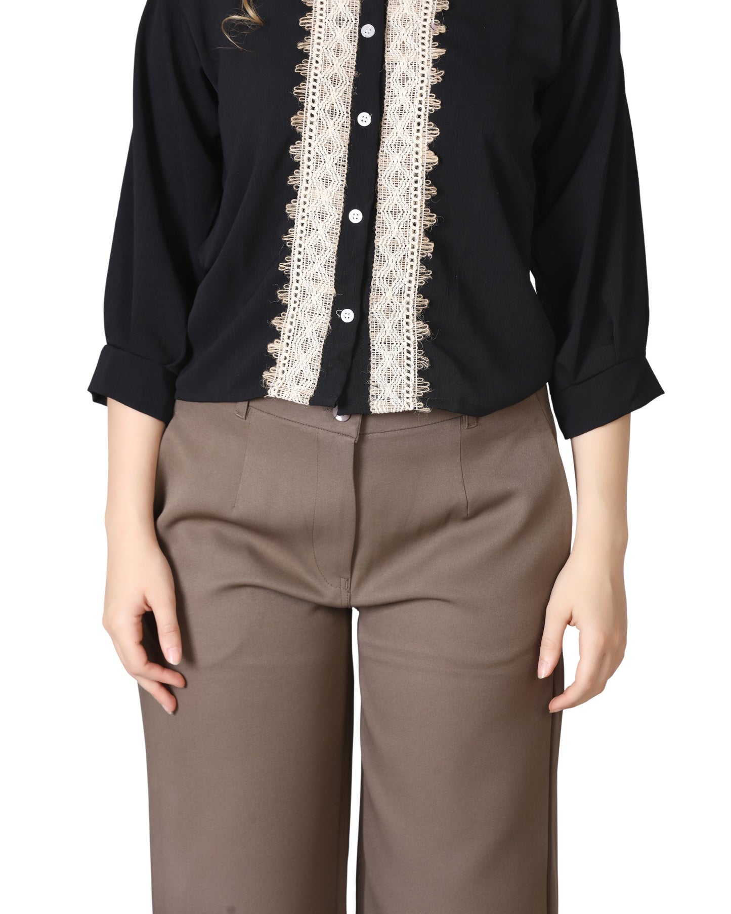 Momsee Straight Fit Pants - Mouse