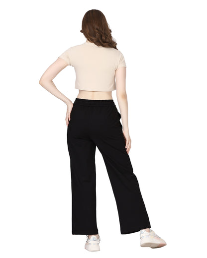 Momsee Track Fit Pants - Black