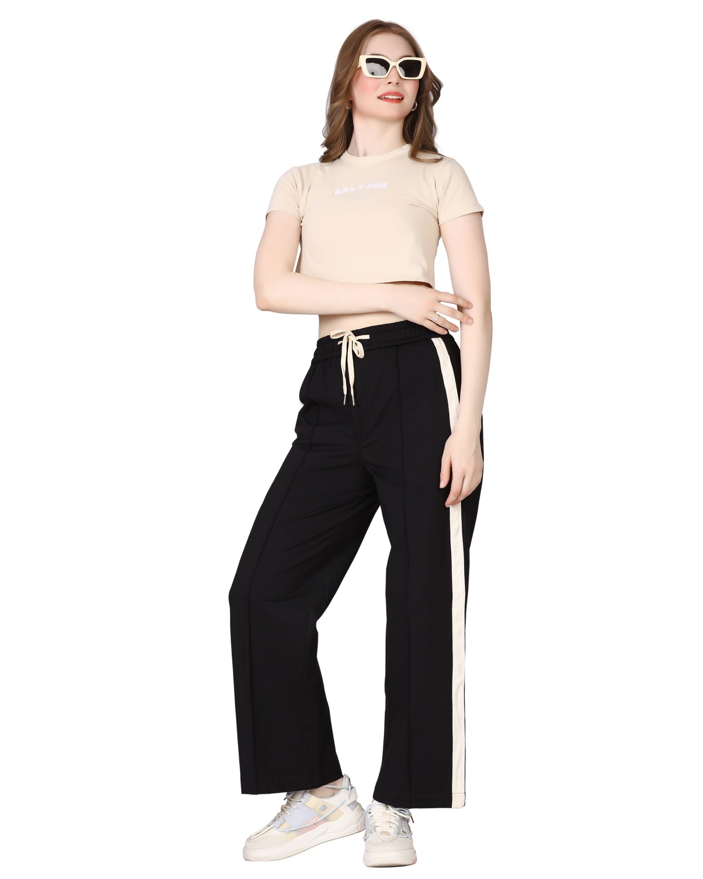 Momsee Track Fit Pants - Black