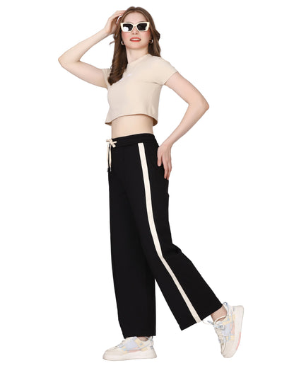 Momsee Track Fit Pants - Black