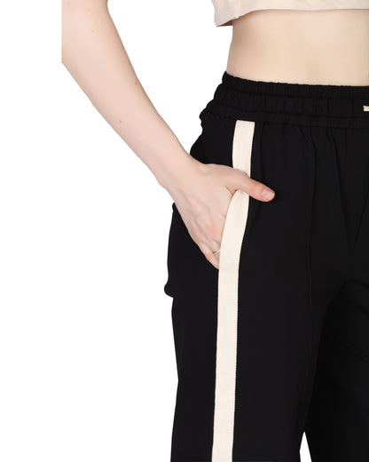 Momsee Track Fit Pants - Black