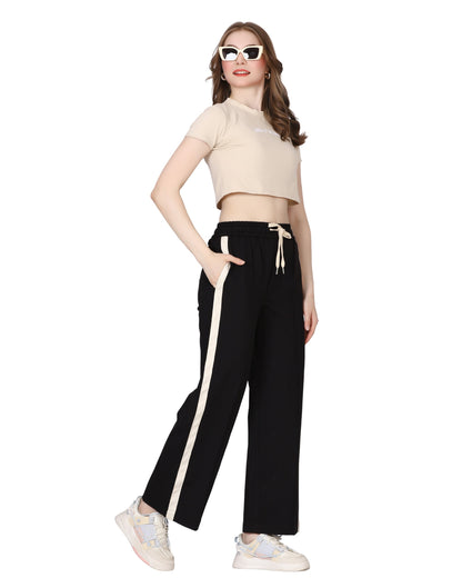 Momsee Track Fit Pants - Black