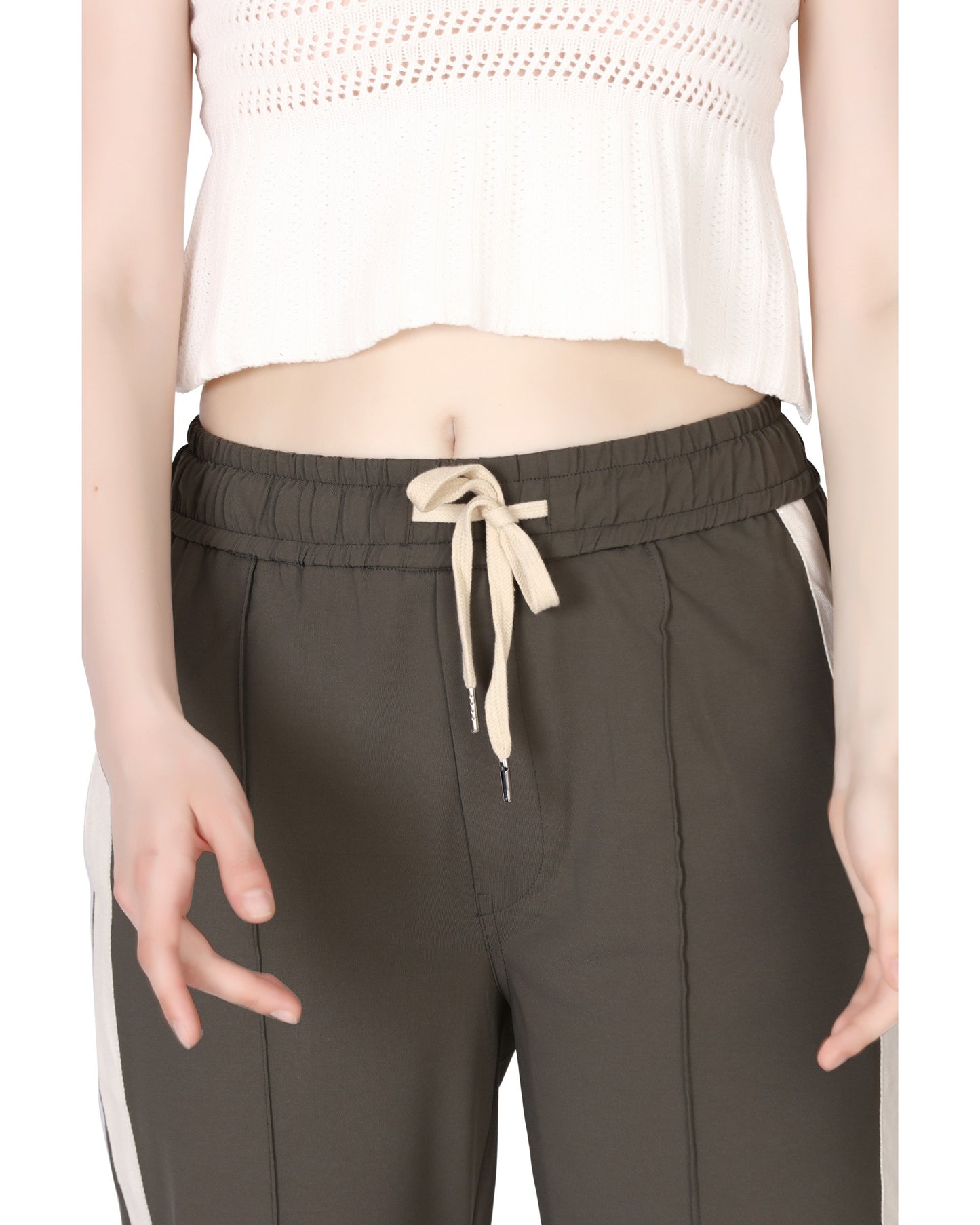 Momsee Track Fit Pants - Dusty Olive