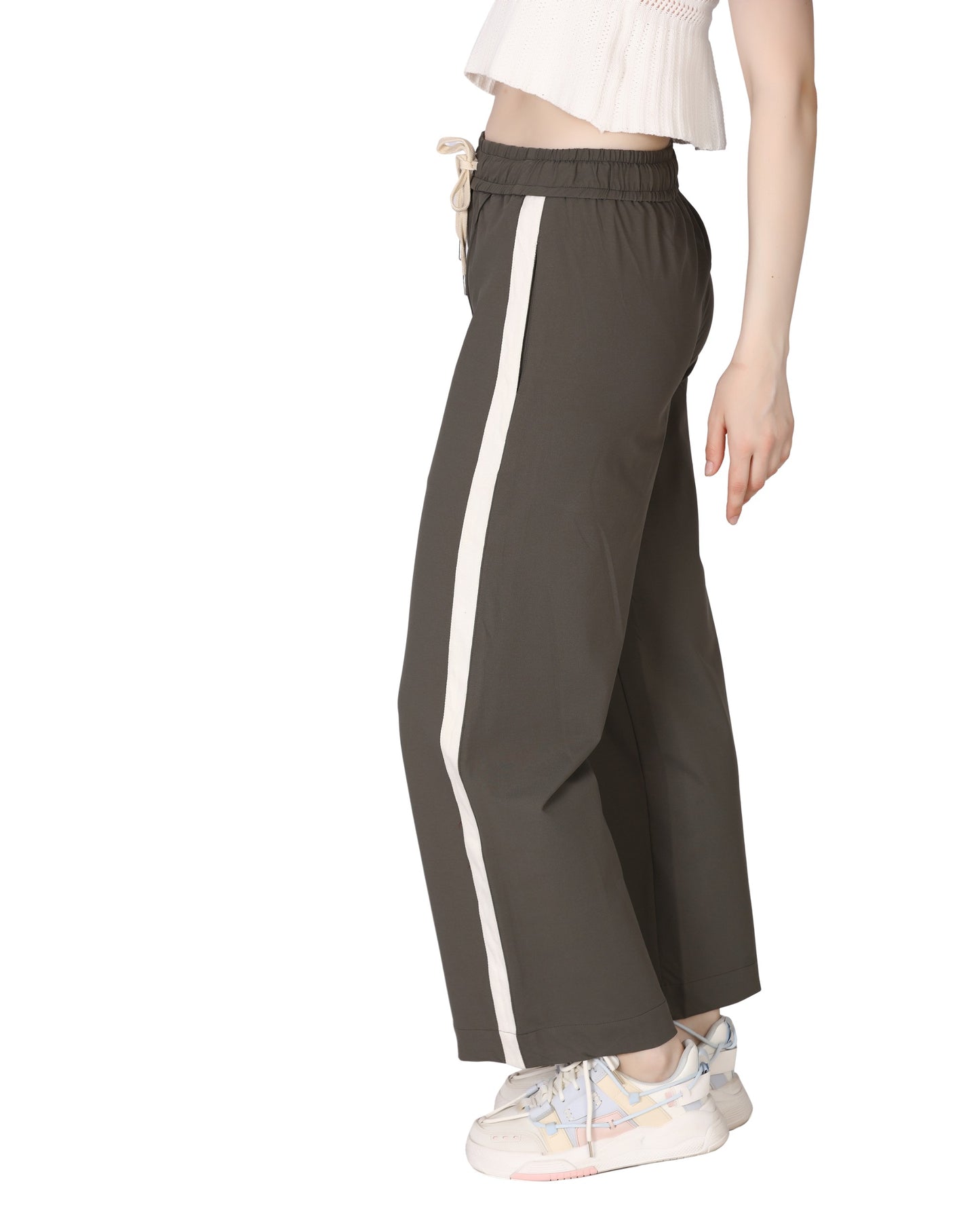 Momsee Track Fit Pants - Dusty Olive