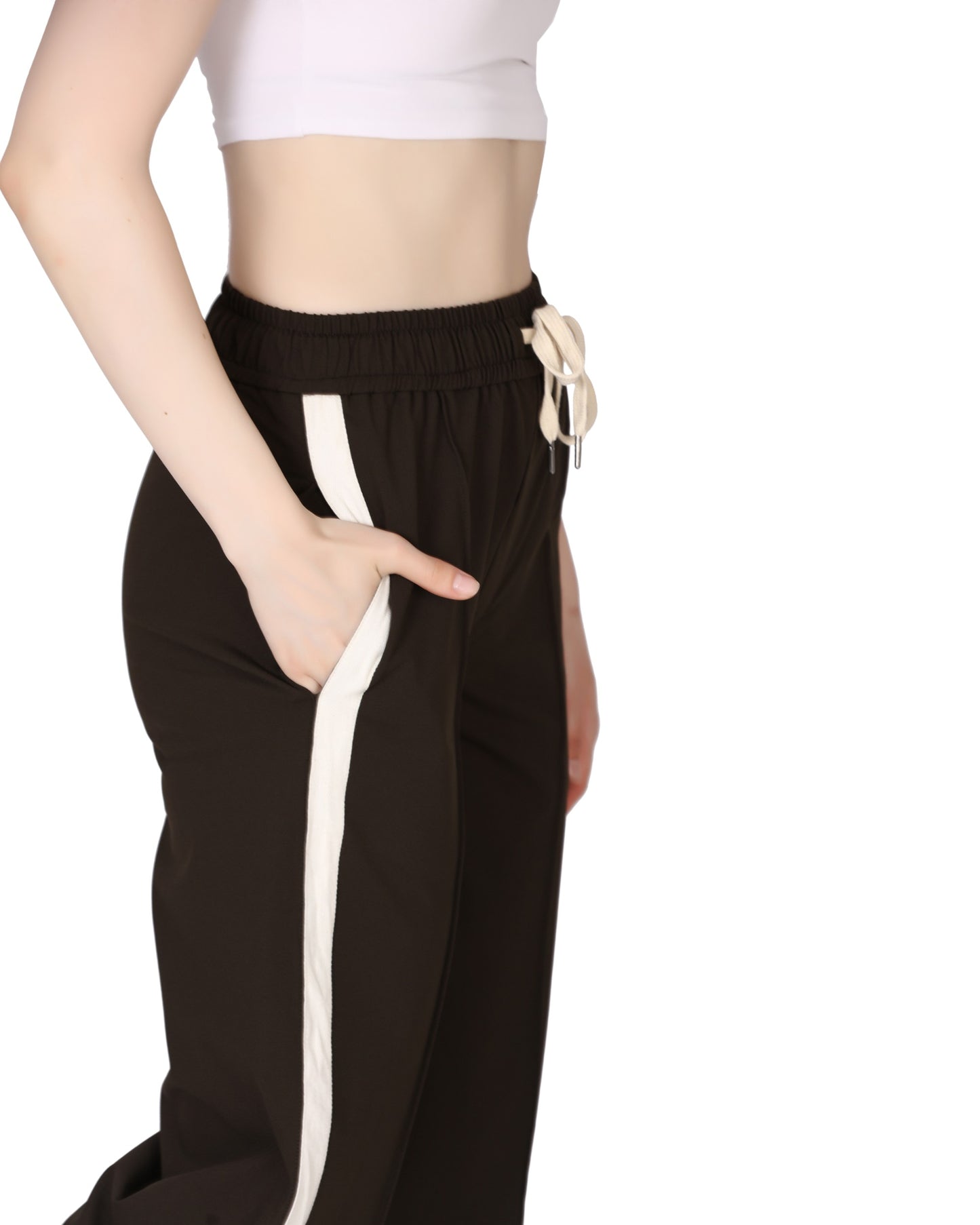 Momsee Track Fit Pants - Mudd Brown