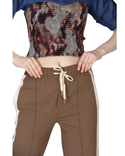 Momsee Track Fit Pants - Sand Beige