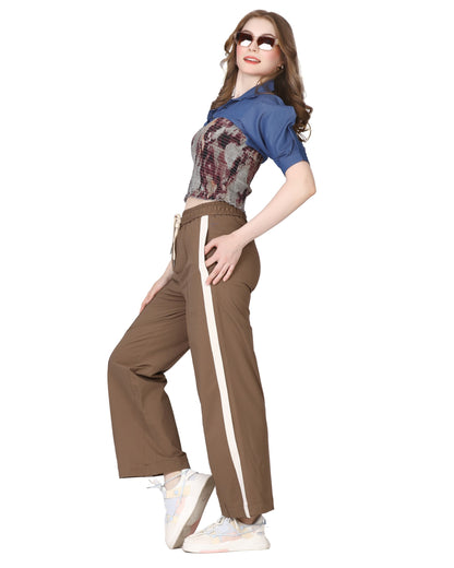 Momsee Track Fit Pants - Sand Beige