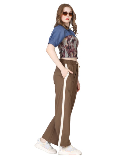 Momsee Track Fit Pants - Sand Beige