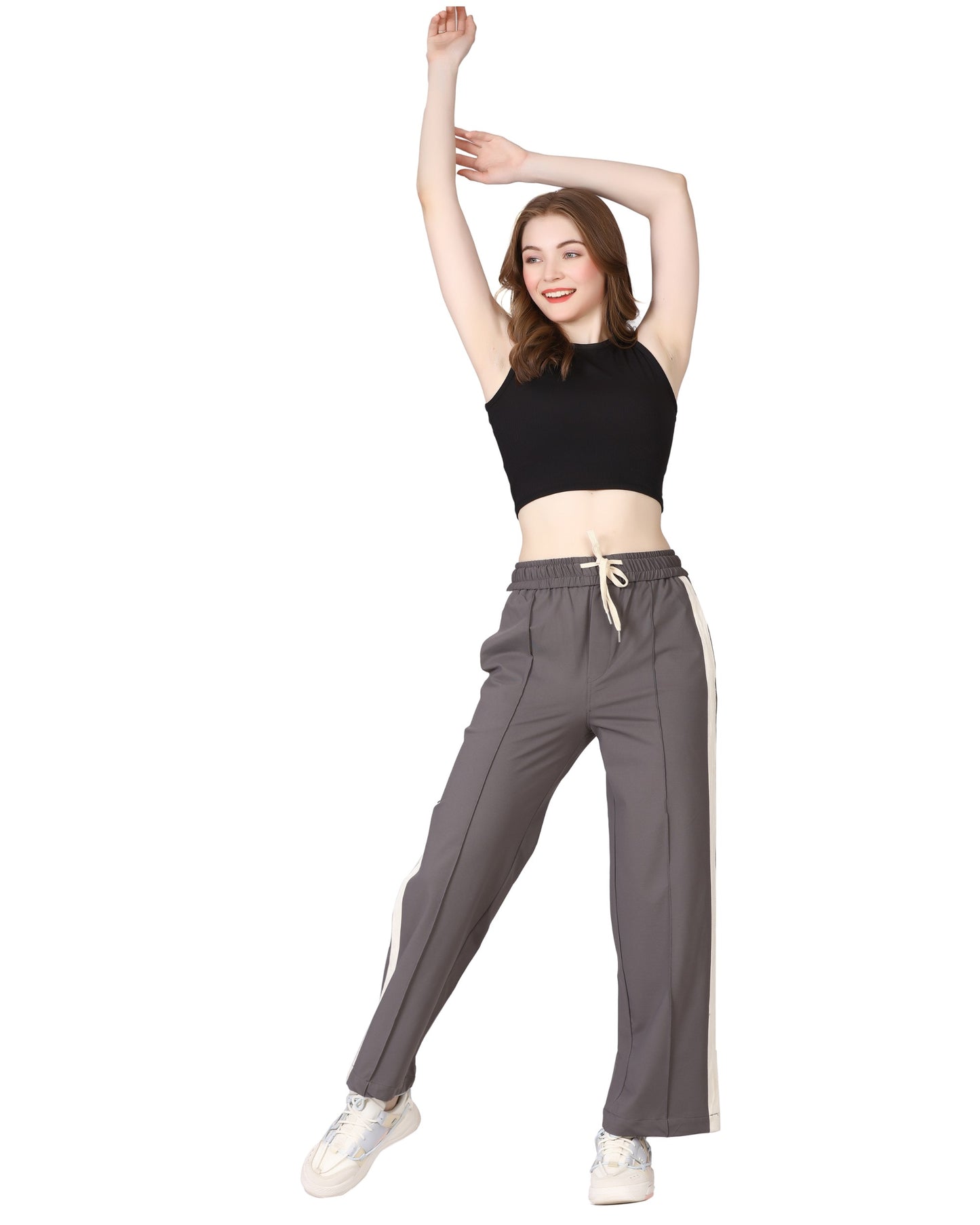 Momsee Track Fit Pants - Smoke Grey