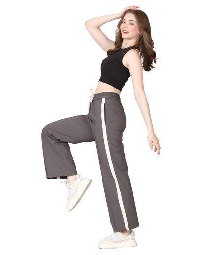 Momsee Track Fit Pants - Smoke Grey