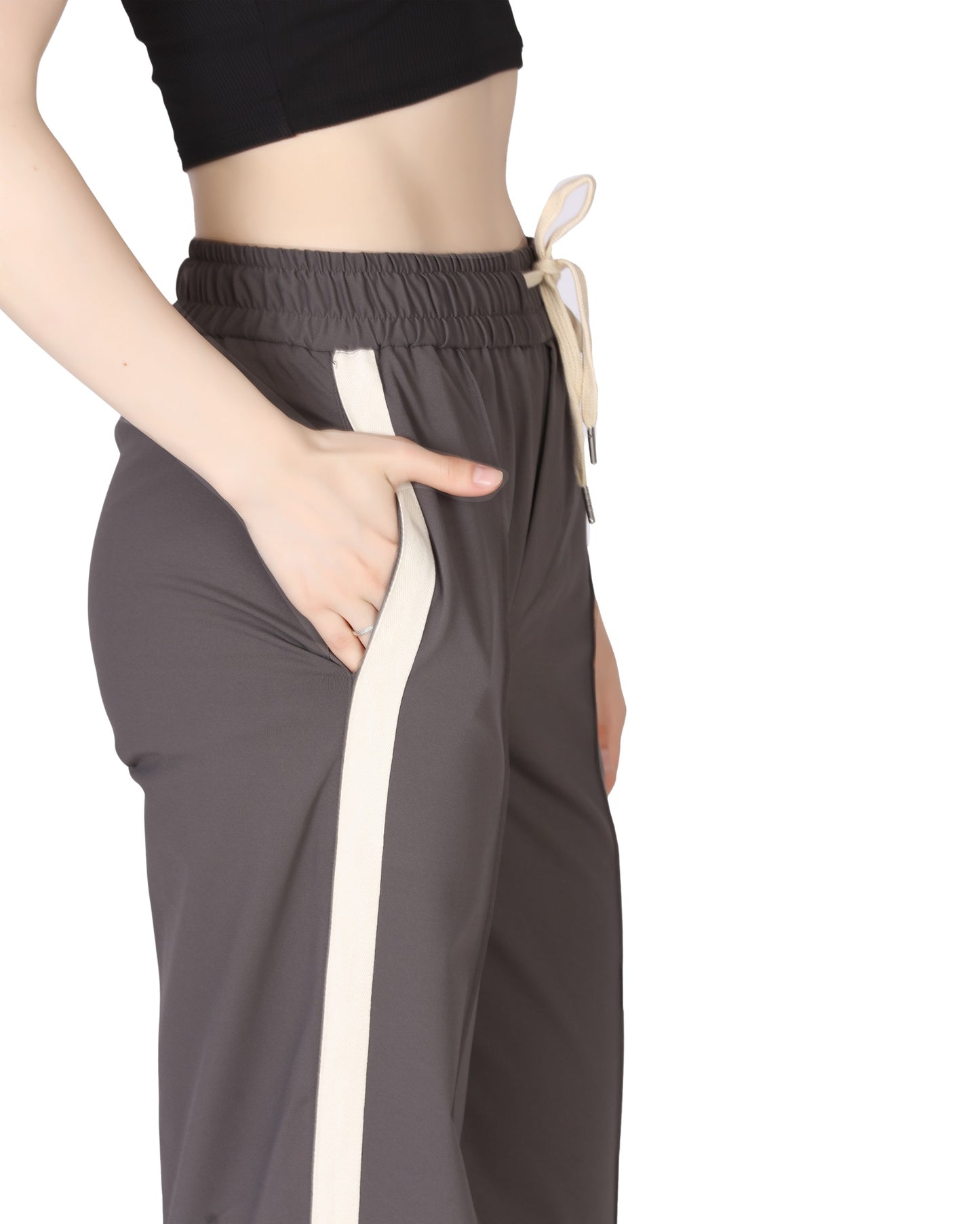 Momsee Track Fit Pants - Smoke Grey