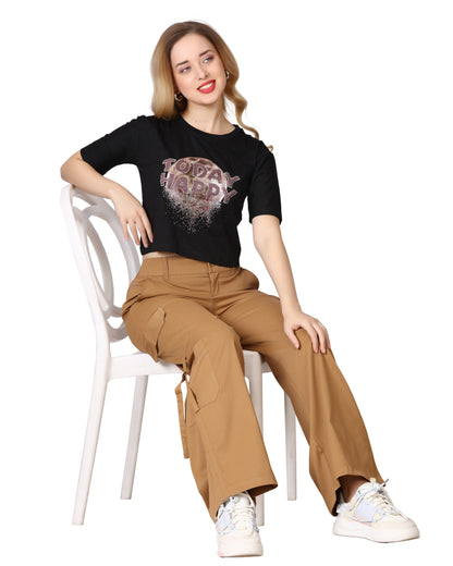 Momsee Urban Cargo Pants - Camel