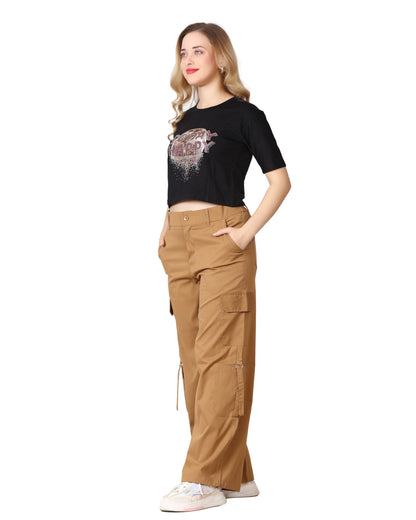 Momsee Urban Cargo Pants - Camel
