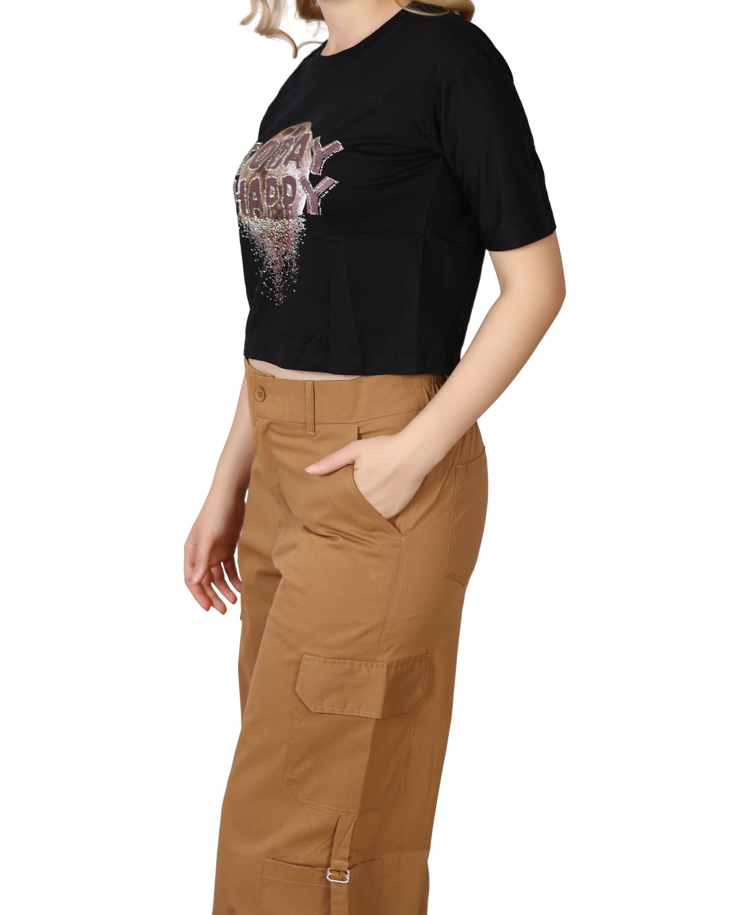 Momsee Urban Cargo Pants - Camel