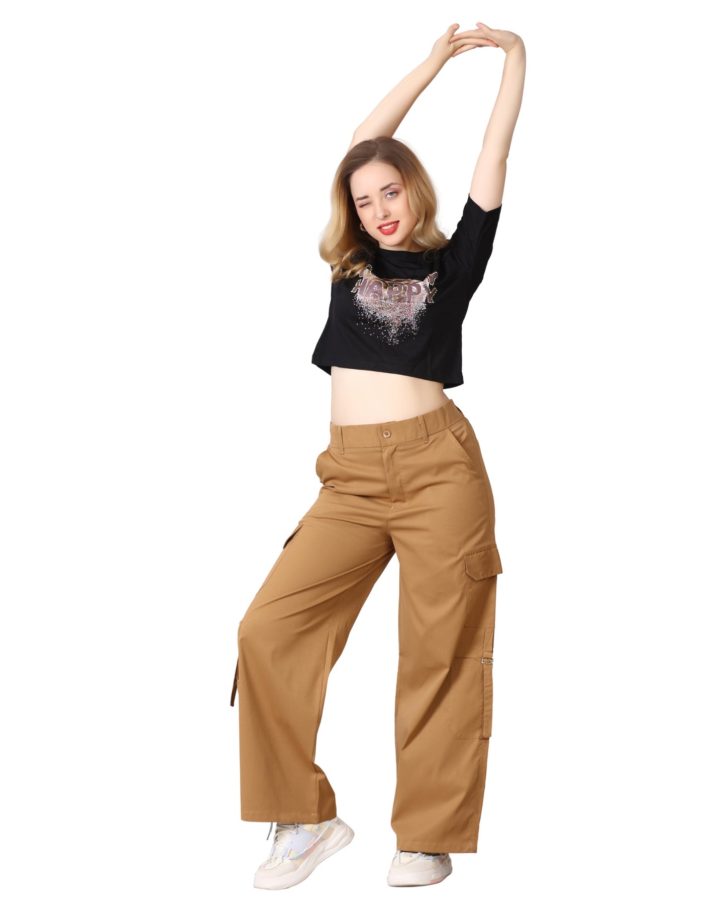 Momsee Urban Cargo Pants - Camel