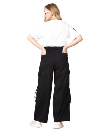 Momsee Urban Cargo Pants - Jet Black