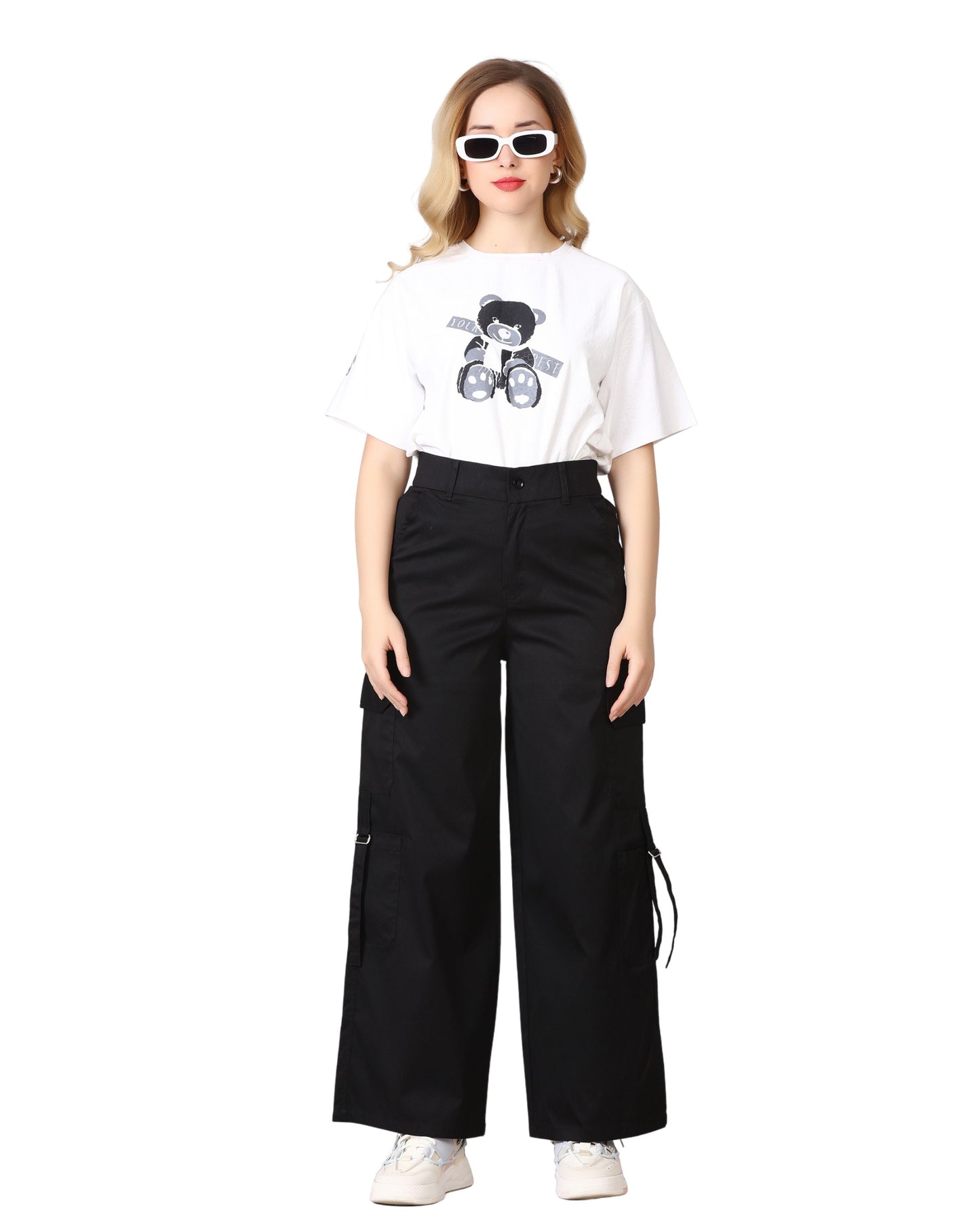 Momsee Urban Cargo Pants - Jet Black