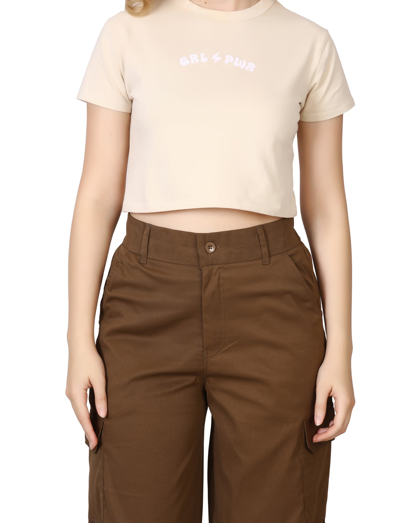 Momsee Urban Cargo Pants - Khaki Brown
