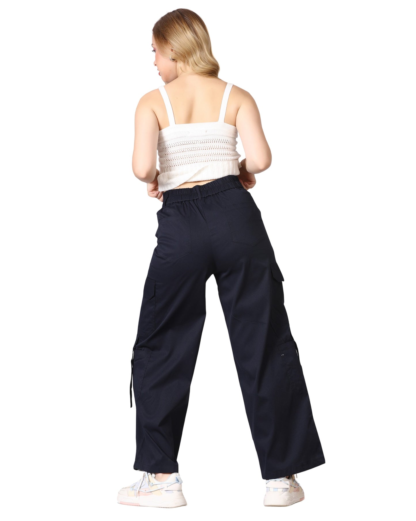 Momsee Urban Cargo Pants - Navy Blue