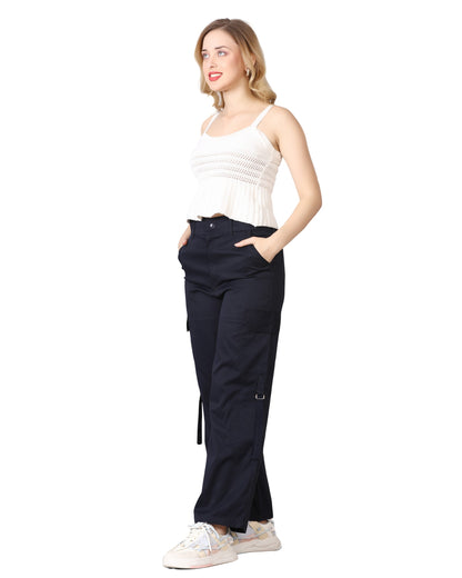 Momsee Urban Cargo Pants - Navy Blue