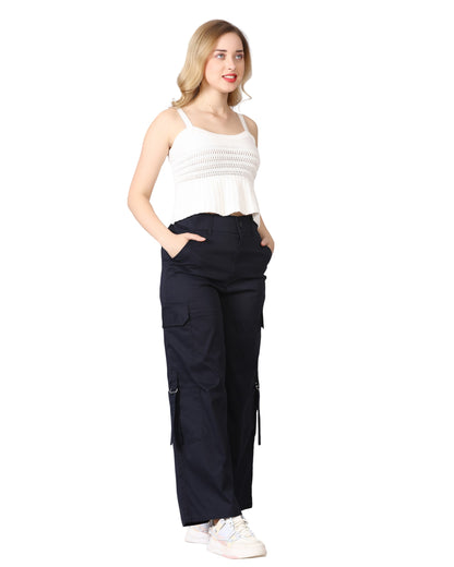 Momsee Urban Cargo Pants - Navy Blue