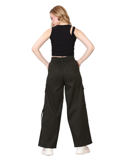 Momsee Urban Cargo Pants - Olive Green