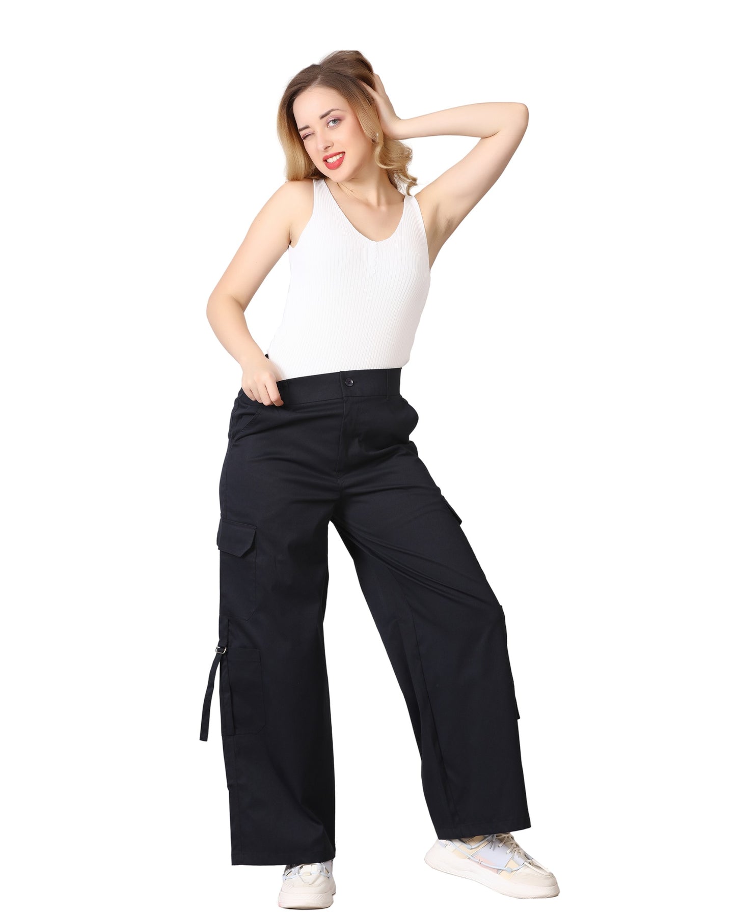 Momsee Urban Cargo Pants - Slat Grey