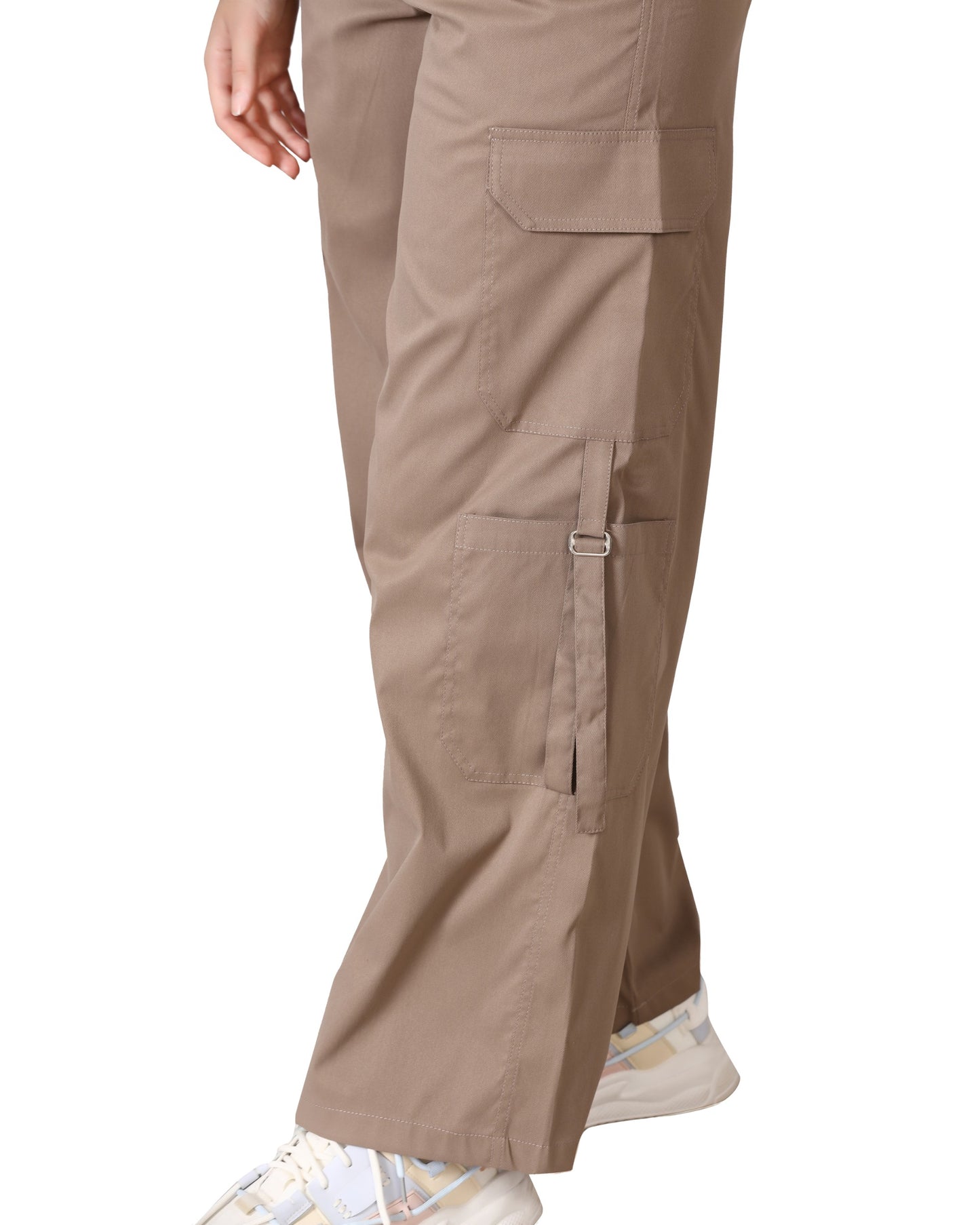Momsee Urban Cargo Pants - Stone Beige