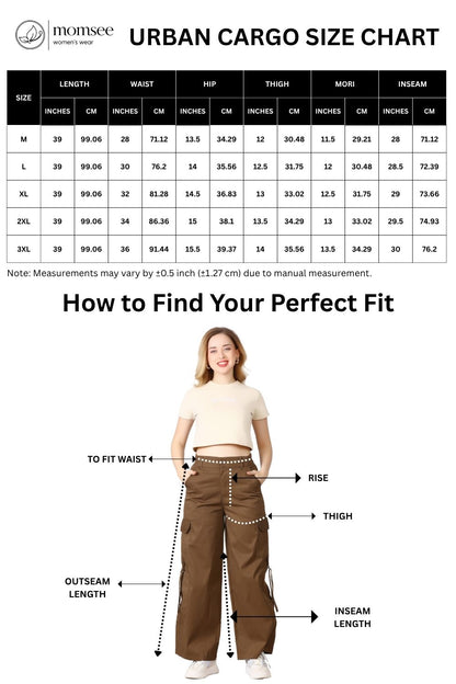 Momsee Urban Cargo Pants - Camel