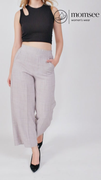 Momsee Relaxed Fit Pants - Cement