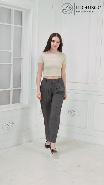 Momsee Prime Fit Pants - Dark Grey