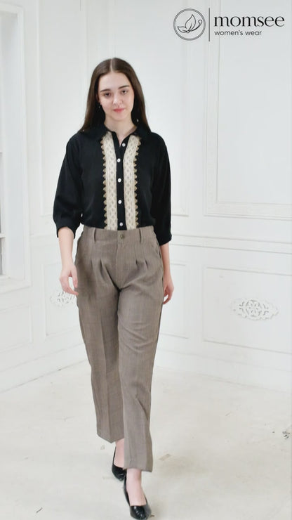 Momsee Prime Fit Pants - Dark Fone